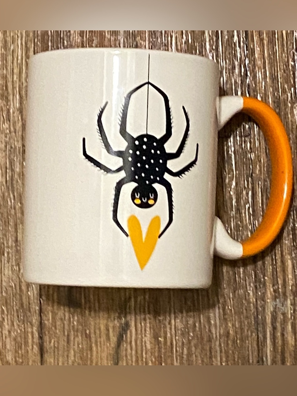 2024 Crofton Halloween Coffee Mug Cup Spider Holding Heart Halloween 3.75”H